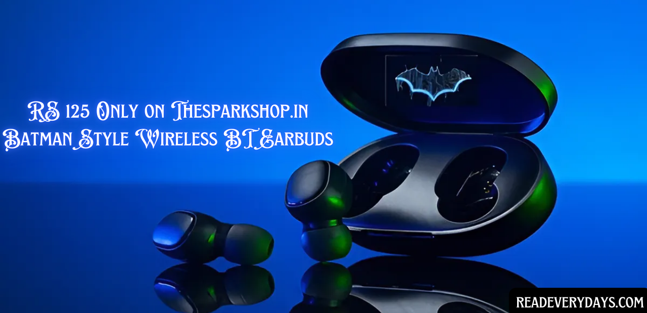 RS 125 Only on Thesparkshop.in Batman Style Wireless BT Earbuds: UNBOXING Experience