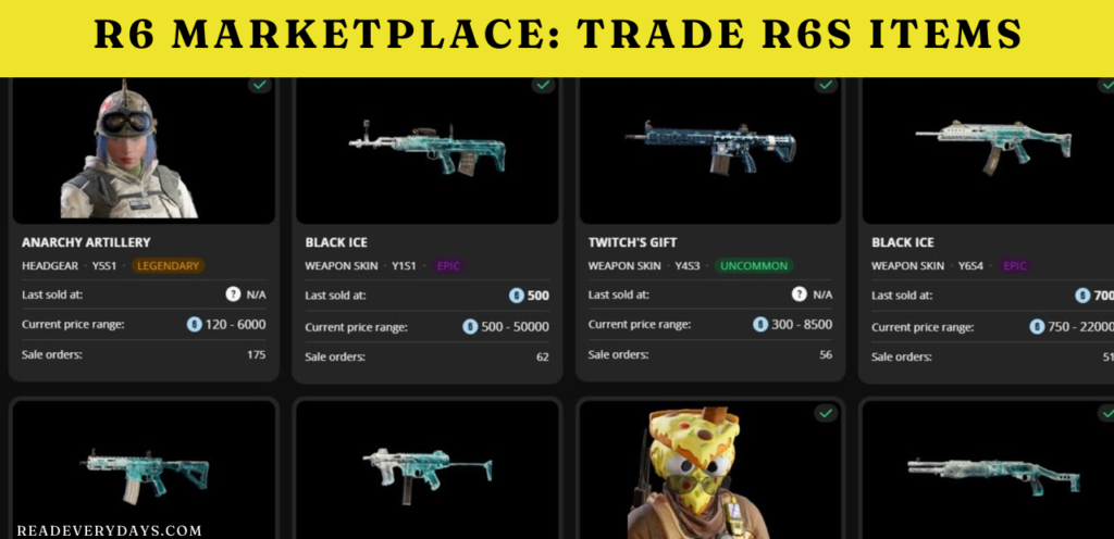 r6 marketplace